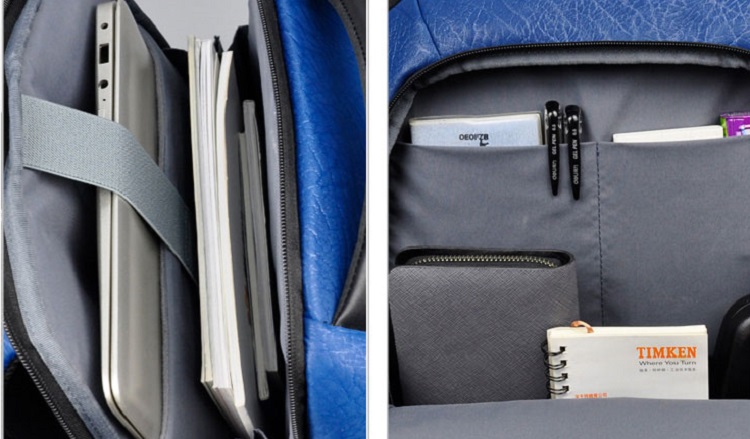 恩典科技-背包 黑色与深蓝色相结合